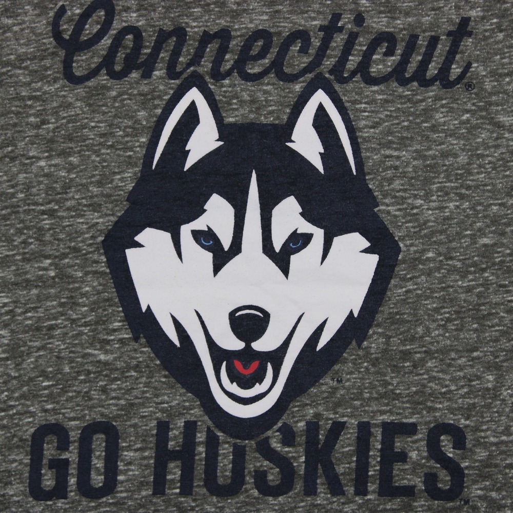Pressbox UConn Huskies Tank Top Women's Large Gray Space Racerback Connecticut - Picture 3 of 10